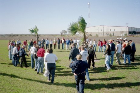 Praying for safe passage across the border and thoughout travels in Mexico